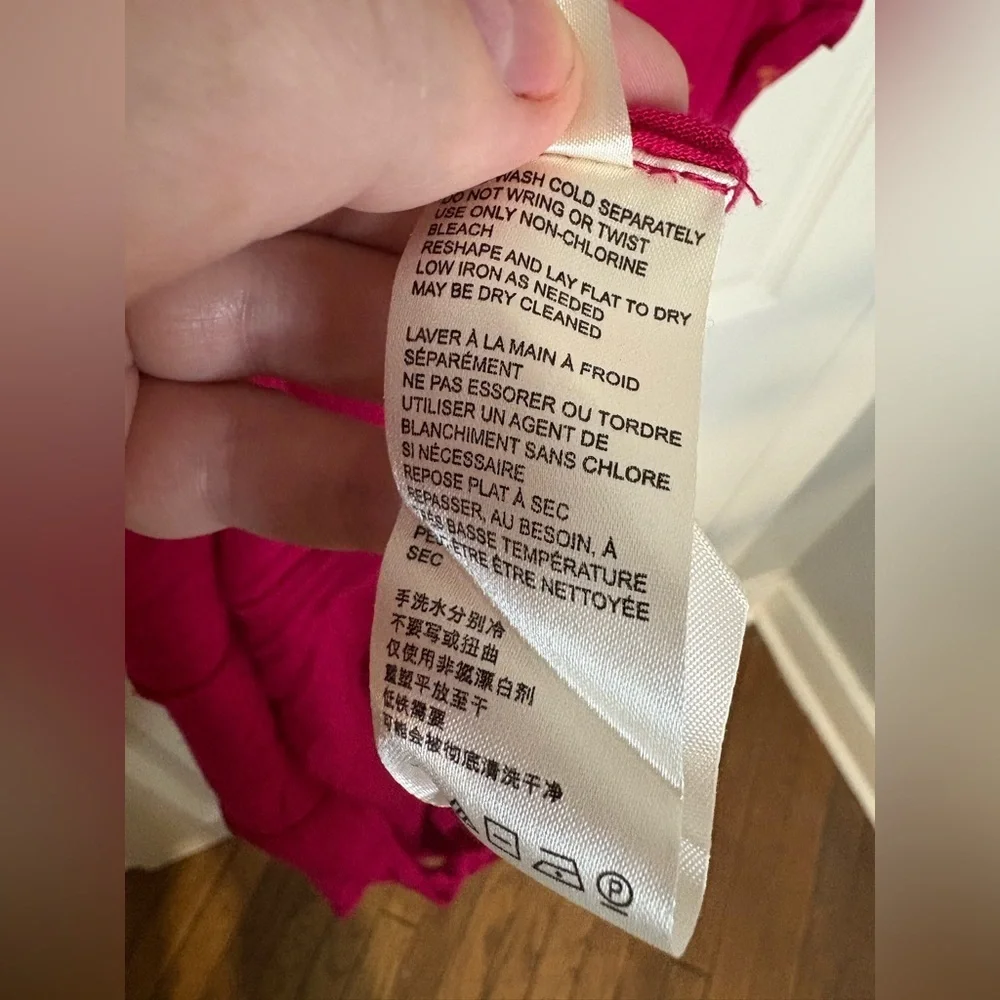 Free People Morning Sun Romper | Magenta with Orange Floral Print | Women’s S - Picture 14 of 15